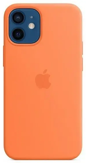 MHKN3ZM|A Apple MagSafe Silicone Cover for iPhone 12 mini Kumquat