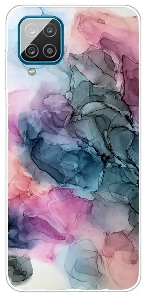 Fusion marble silikona aizsargapvalks Samsung A125 Galaxy A12 (dizains h)
