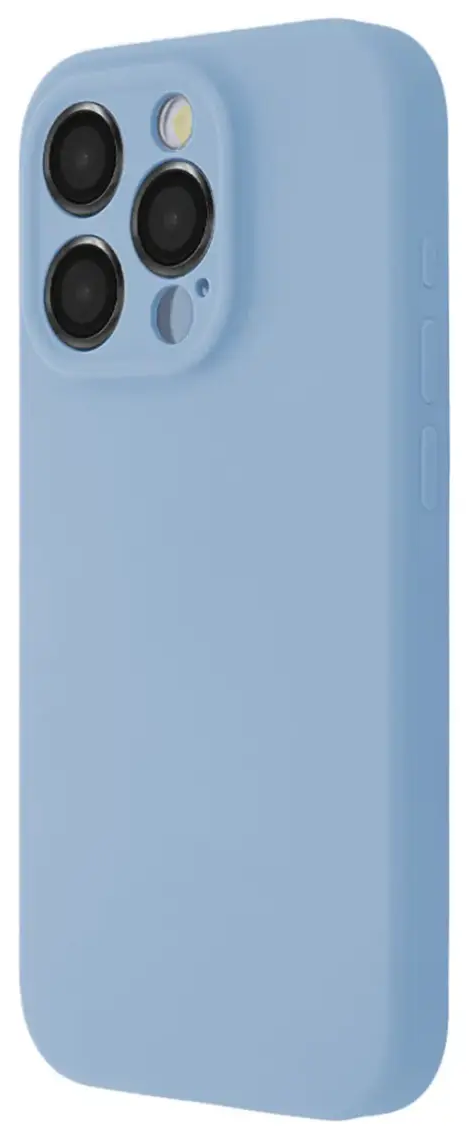 Soft Touch Mag phone case with MagSafe support for iPhone 15 Pro Max blue