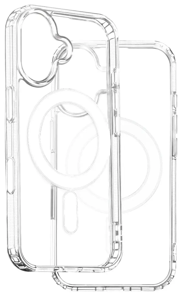 Anti Shock 1,5 mm maciņš ar MagSafe atbalstu telefonam iPhone 16 Pro Max caurspīdīgs